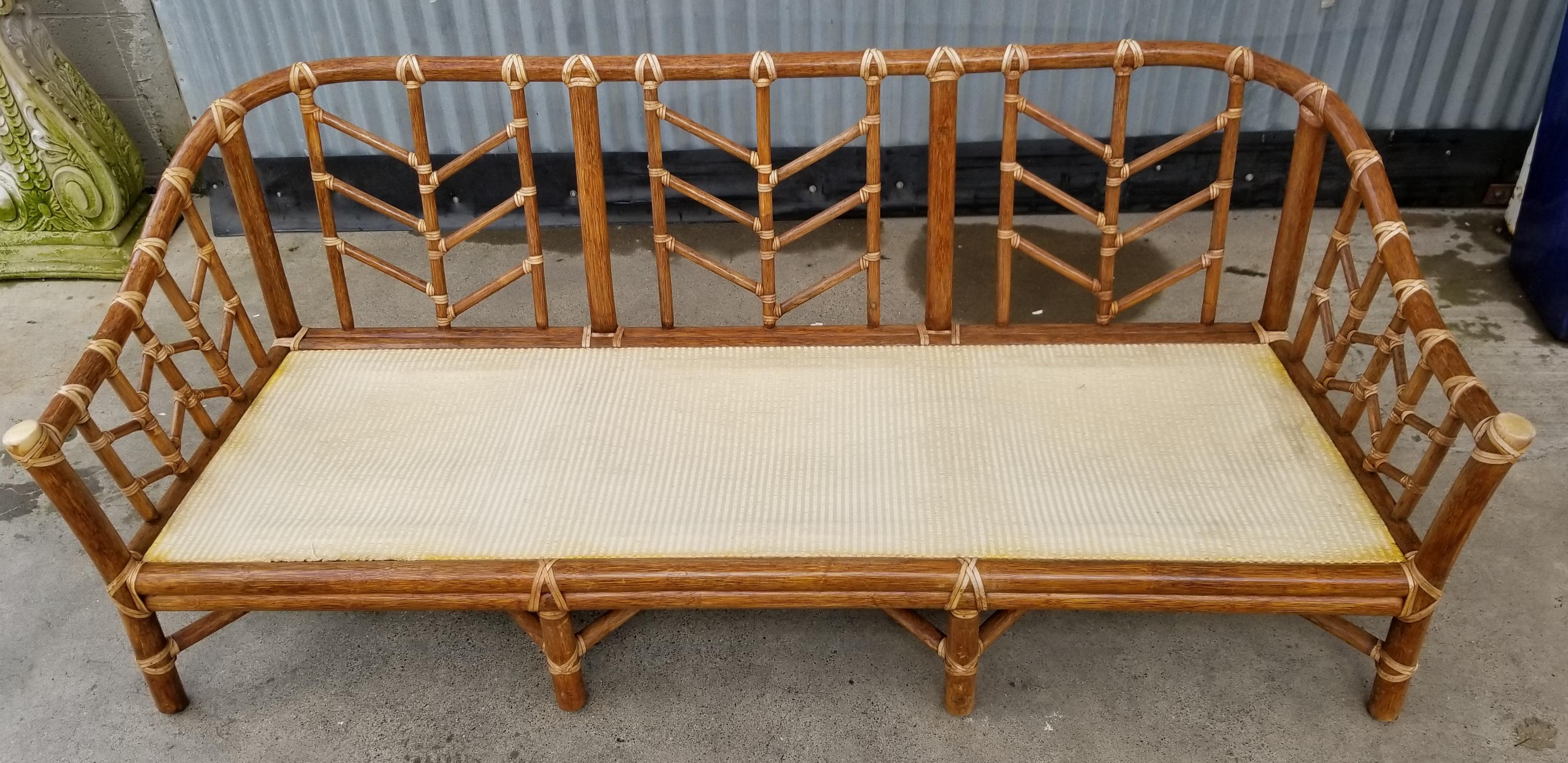 McGuire Bamboo Sofa 2