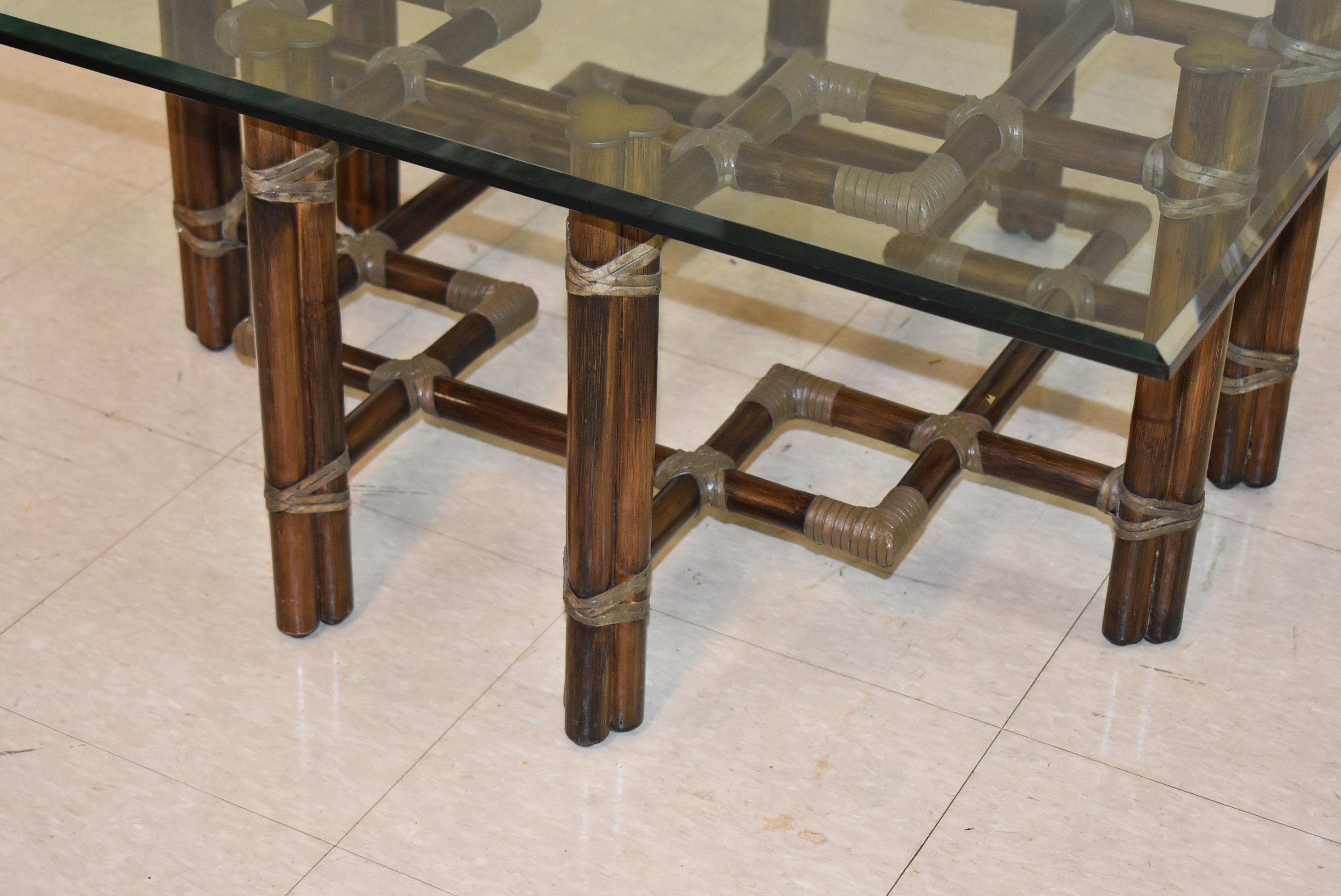 American McGuire Bamboo Table Base For Sale