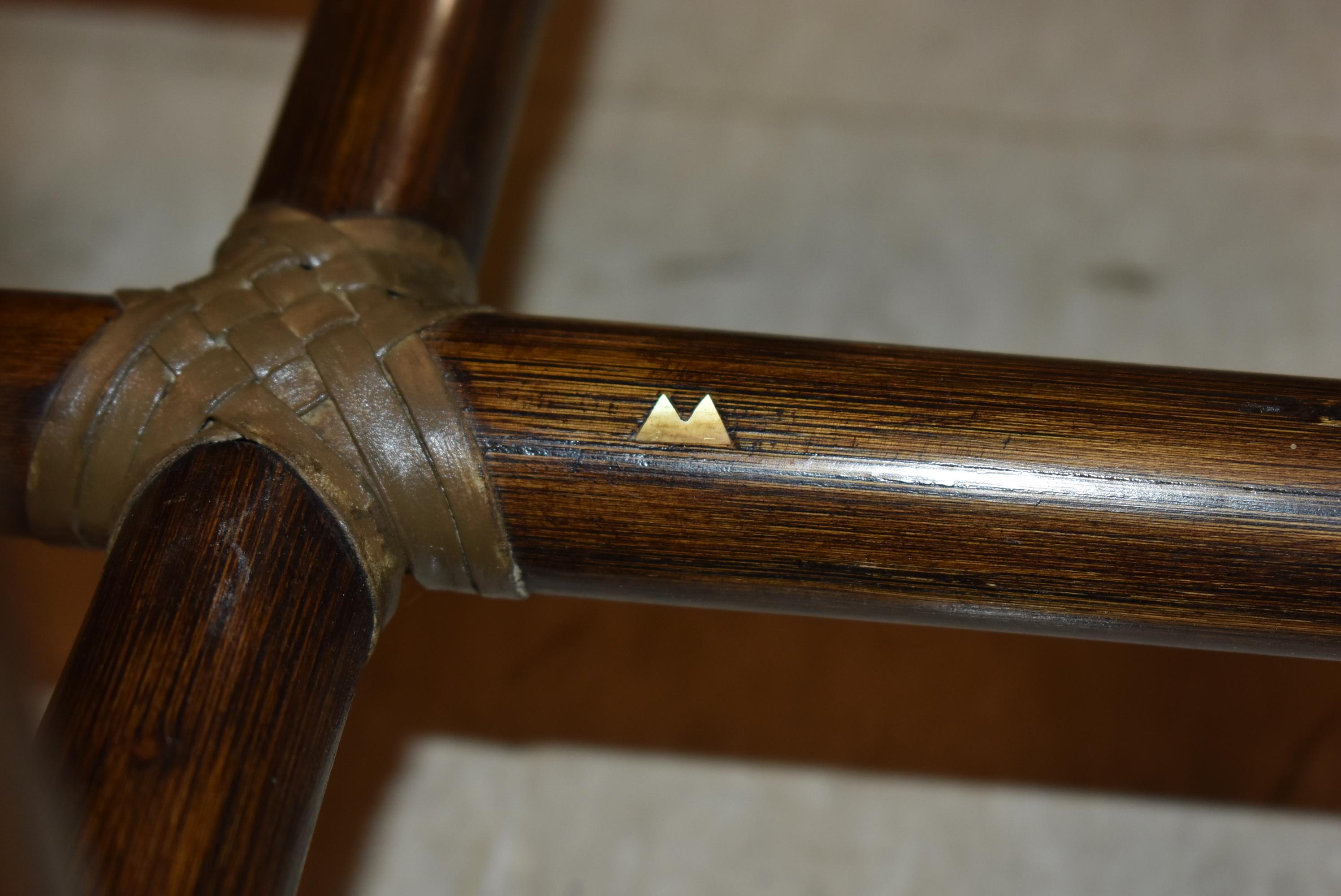 McGuire Bamboo Table Base For Sale 1
