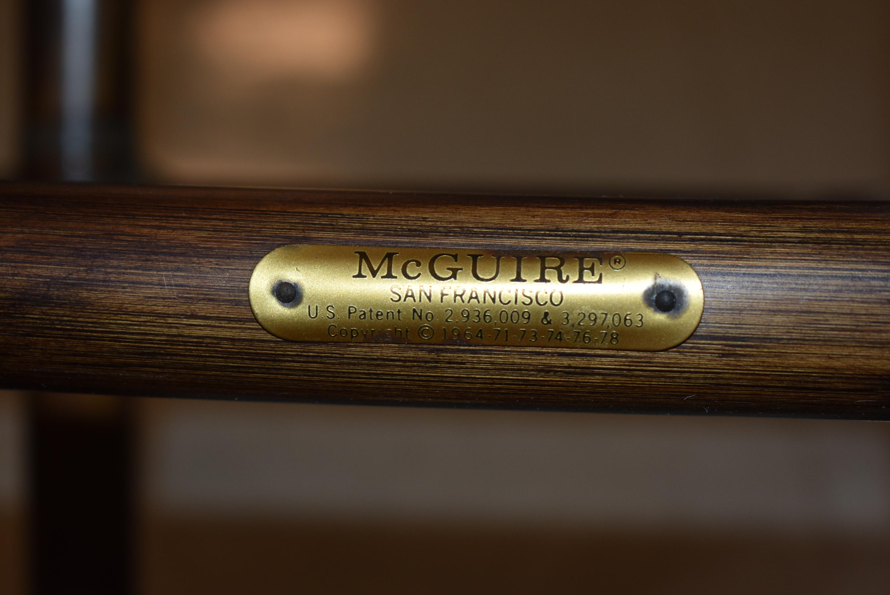 McGuire Bamboo Table Base For Sale 2