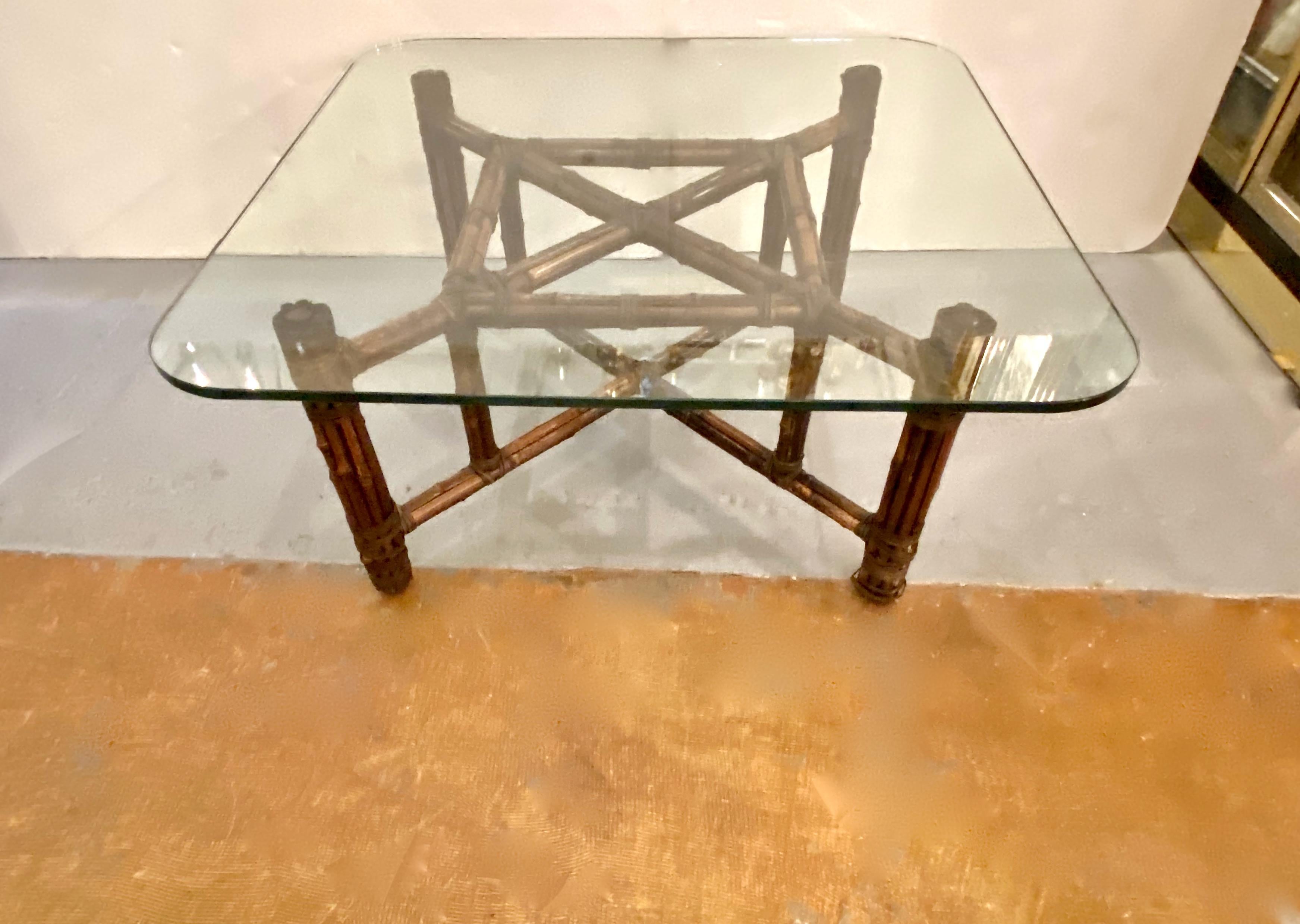 McGuire Coffee Table For Sale 2