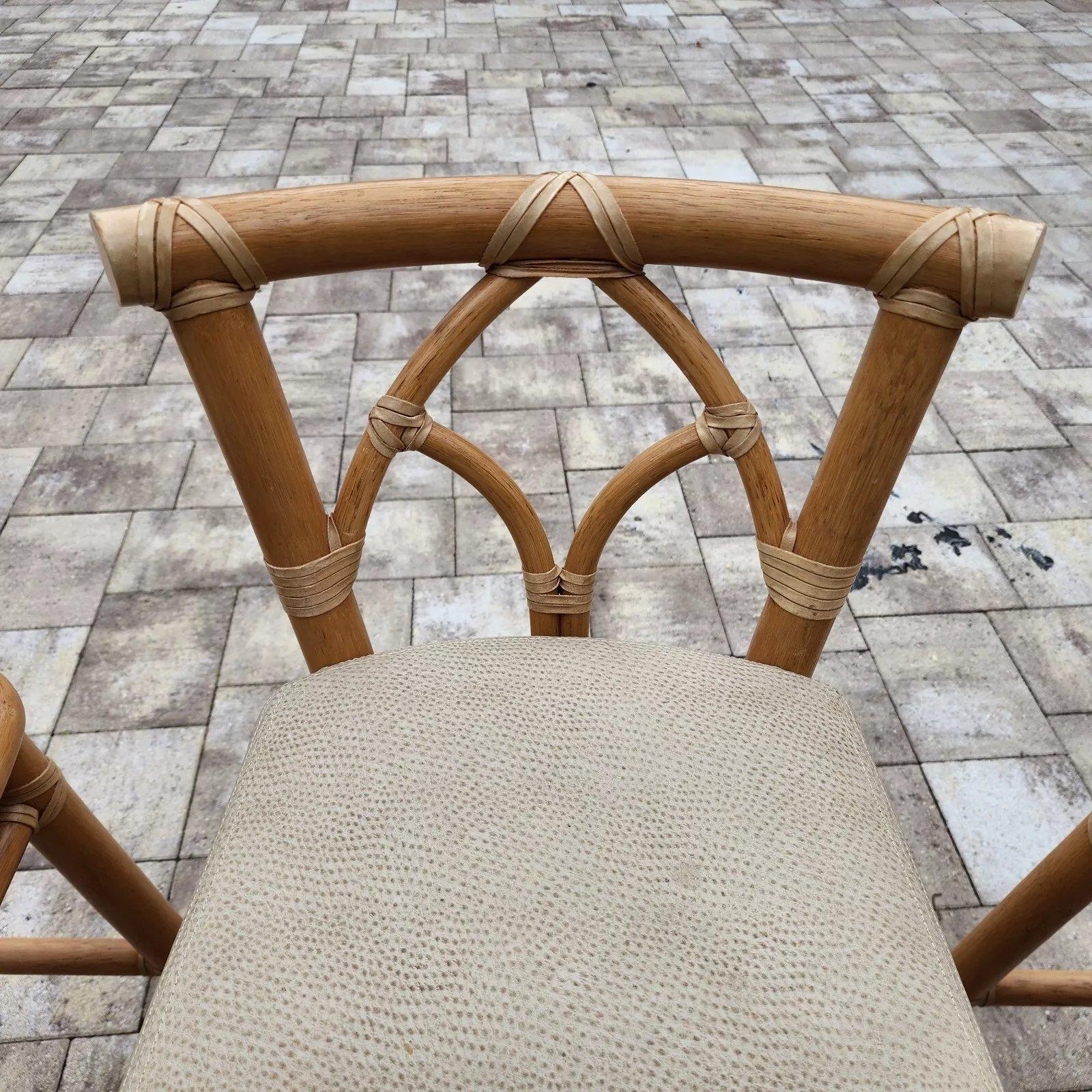 McGuire Counter Bar Stools Bamboo For Sale 4