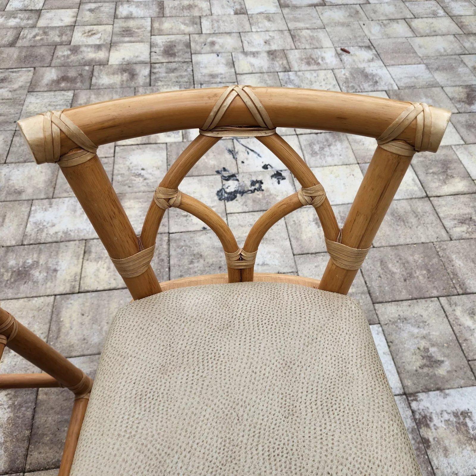 McGuire Counter Bar Stools Bamboo For Sale 1