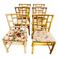 McGuire Dining Room Chairs, 2 sets of 2 (finish variation between the pairs)