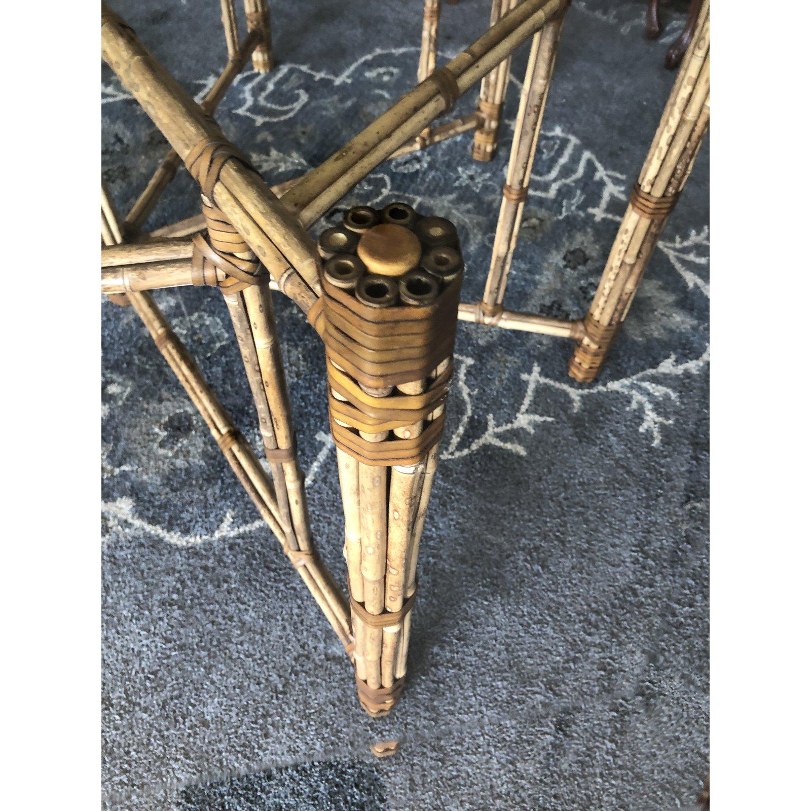 McGuire Dining Room Table In Good Condition For Sale In San Francisco, CA