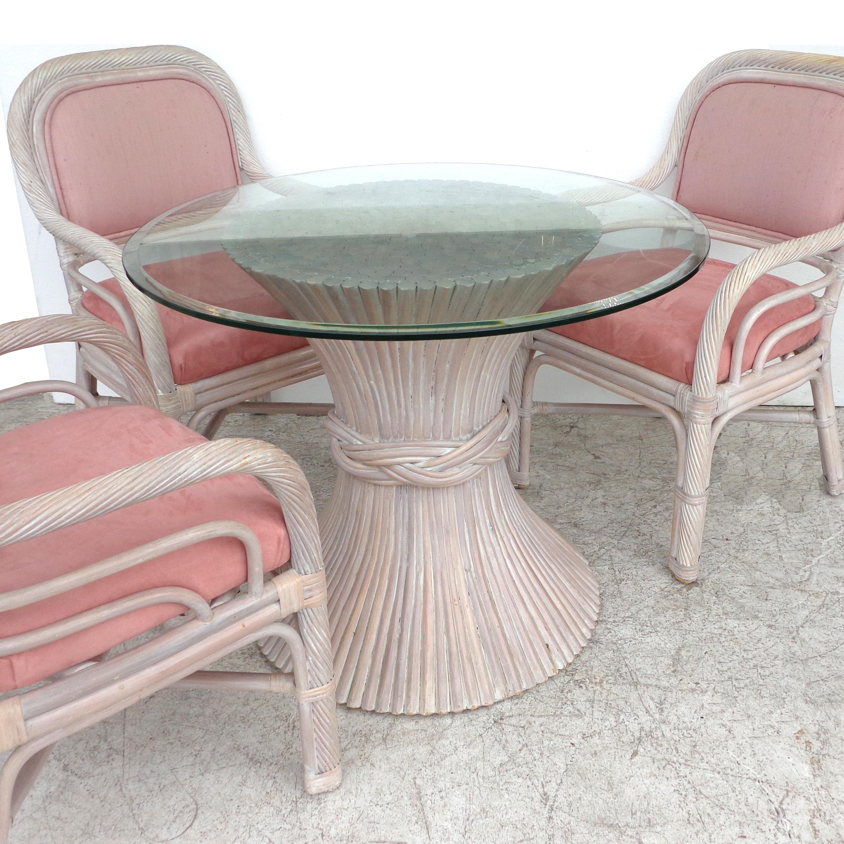 Mid-Century Modern McGuire Dining Set