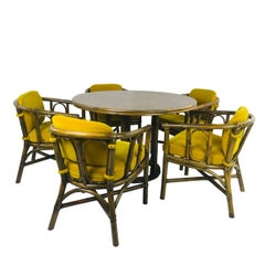 McGuire Dining Set with Five Chairs and Round Table
