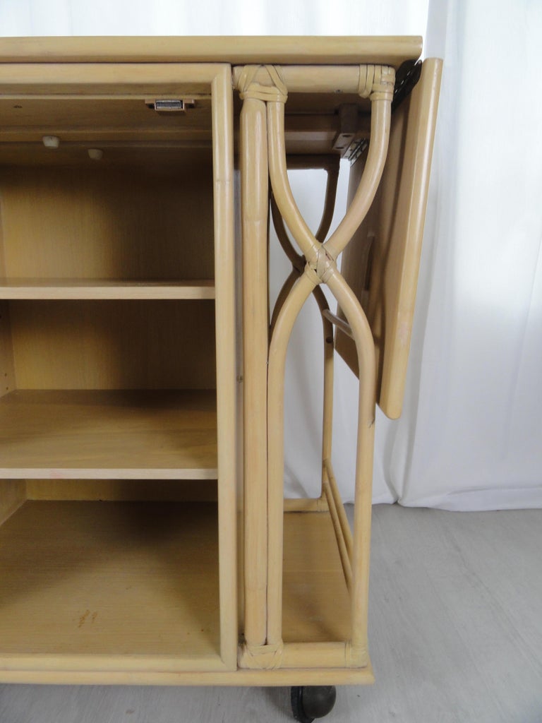 McGuire Dry Bar Cart For Sale at 1stDibs