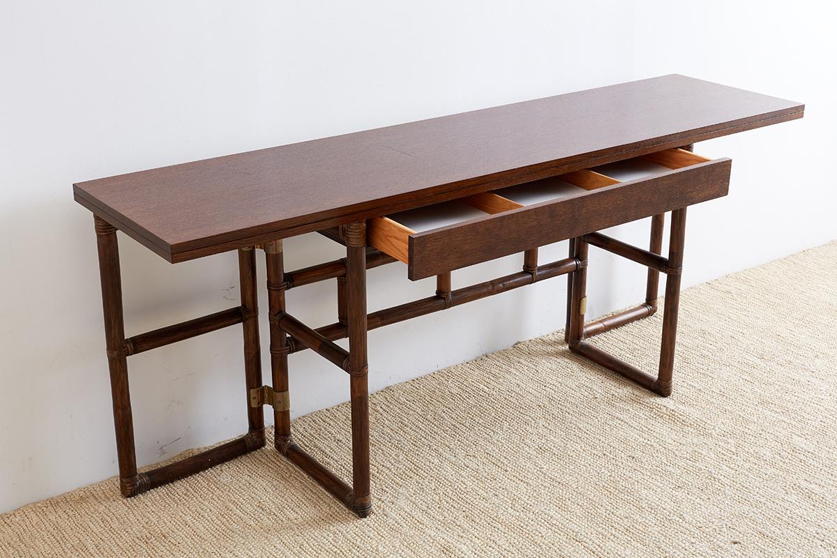 McGuire Flip-Top Server Console or Dining Table 7