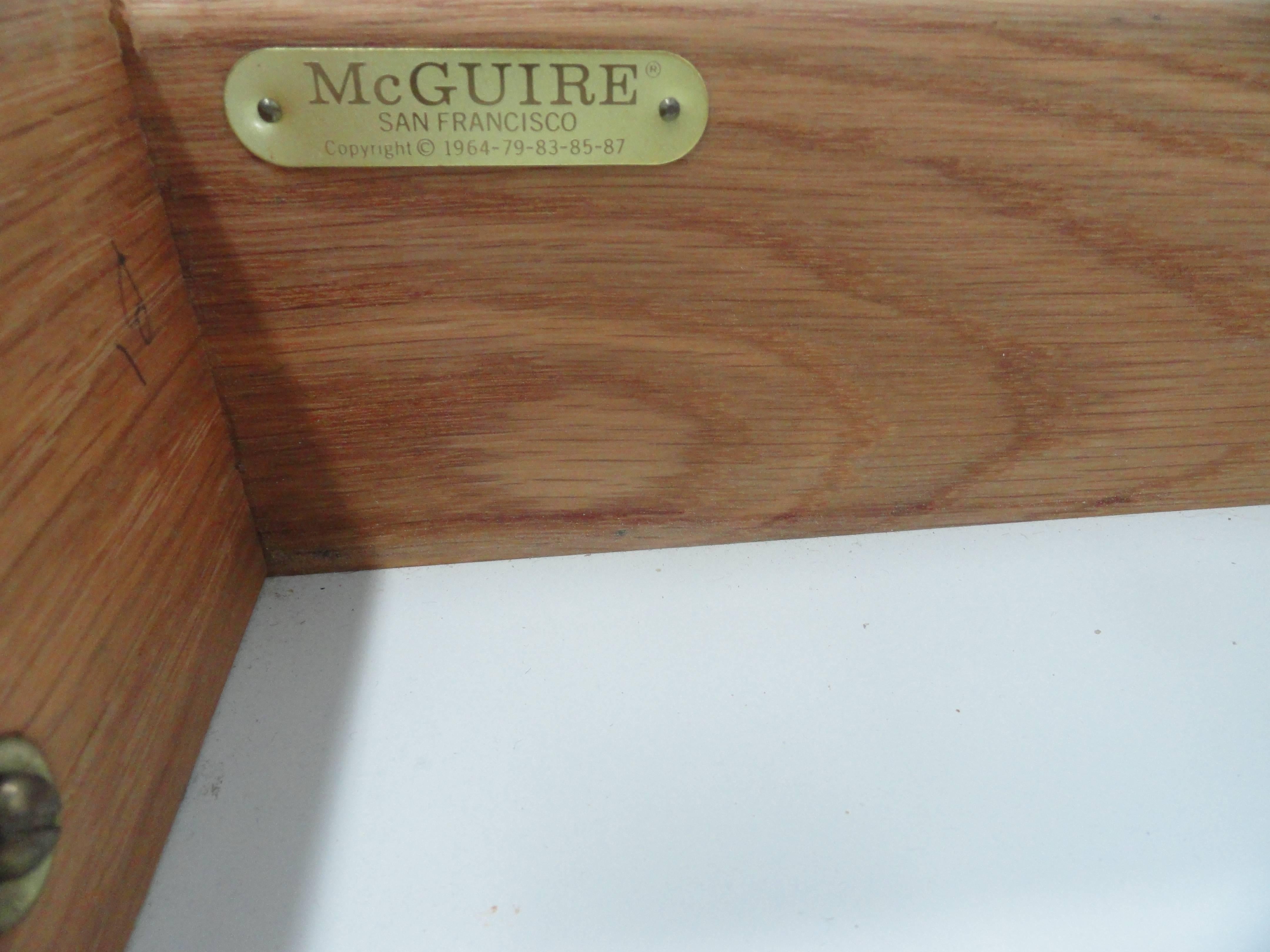 McGuire Furniture Bachelor's Chest For Sale 1