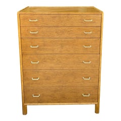 McGuire Furniture Company Faux Bamboo Highboy Dresser