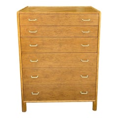 McGuire Furniture Company Faux Bamboo Highboy Dresser