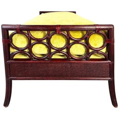 McGuire Laura Kirar Bamboo King Bench in Mahogany, 2 Available