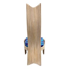 McGuire Mackintosh Style Sculptural Organic Modern Rattan Dining Chairs