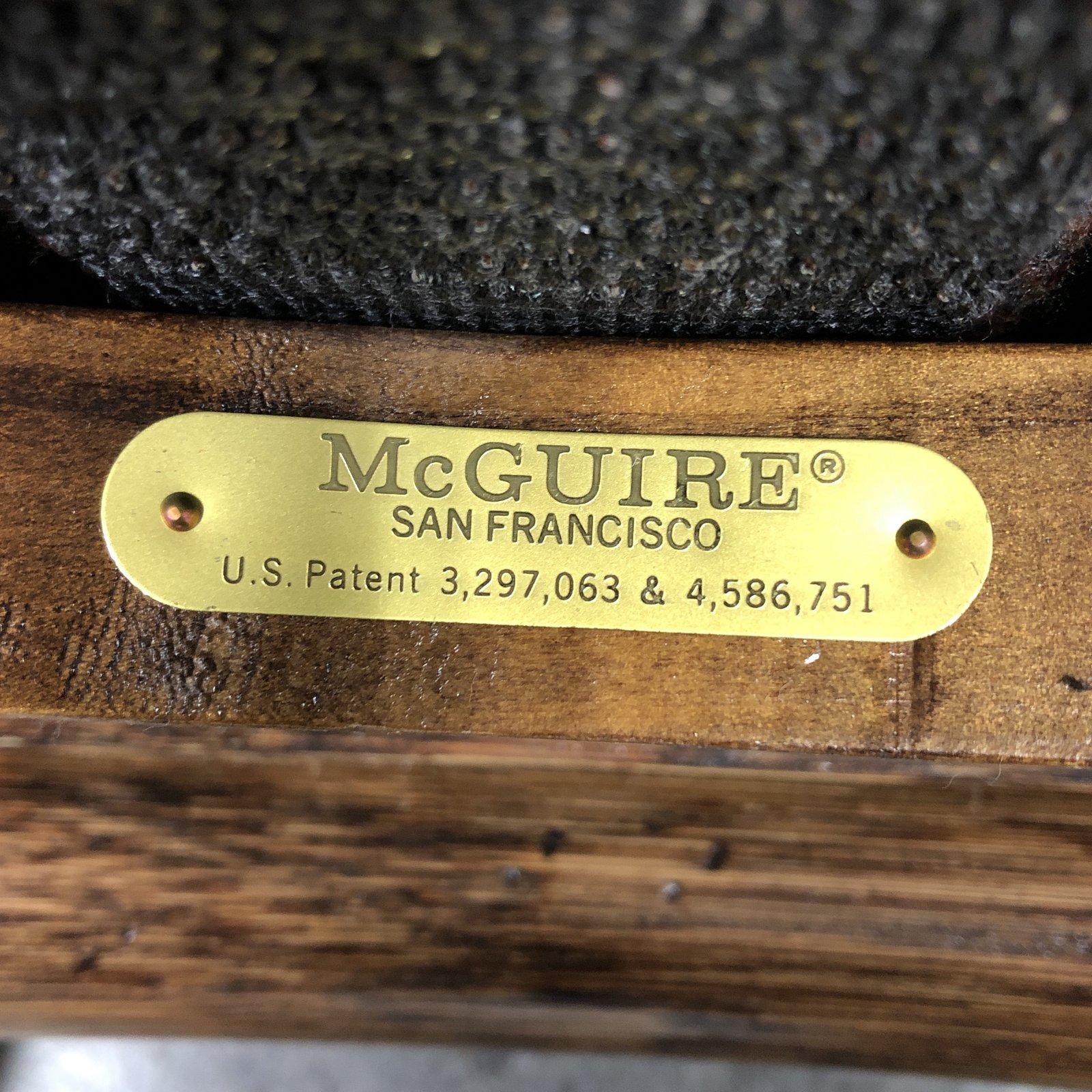 McGuire Mid-20th Century Twisted Arm Lounge Chairs, a Pair For Sale 8