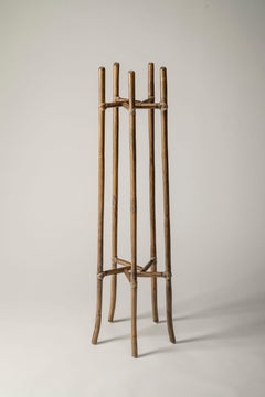 McGuire Modern Rattan Plant Stand