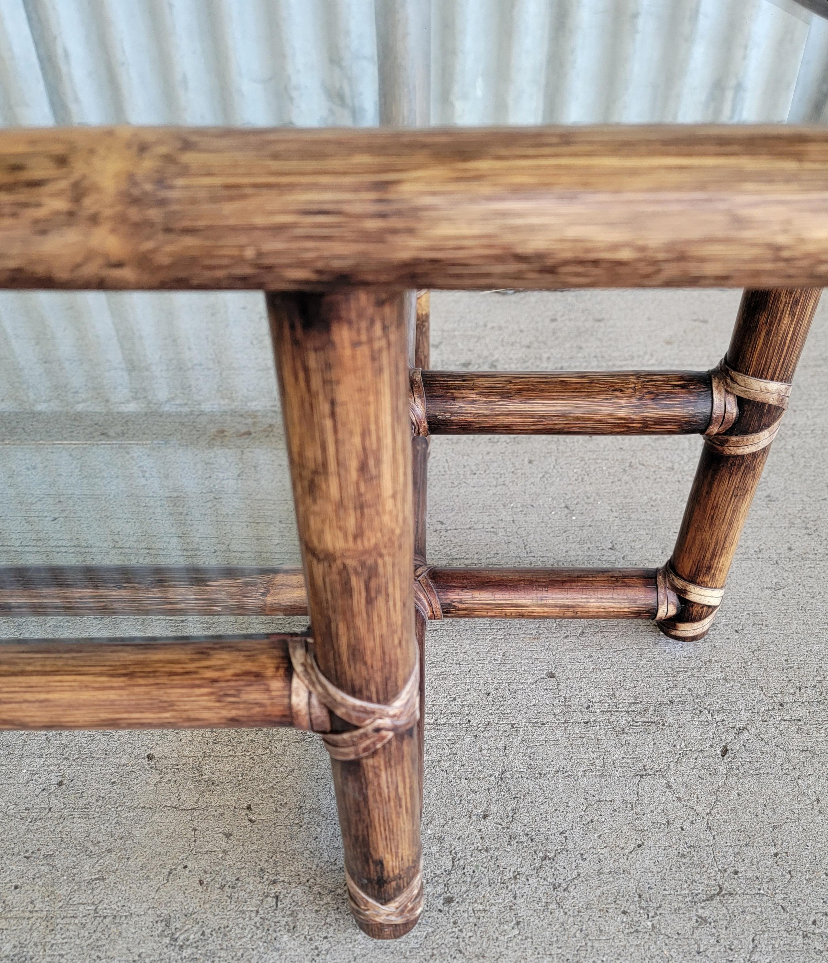 McGuire Organic Table basse moderne en bambou en vente 2