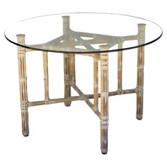 McGuire Organic Modern Bamboo Dining Table Base