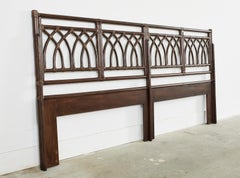 McGuire Organic Modern Bamboo Rattan King Size Headboard