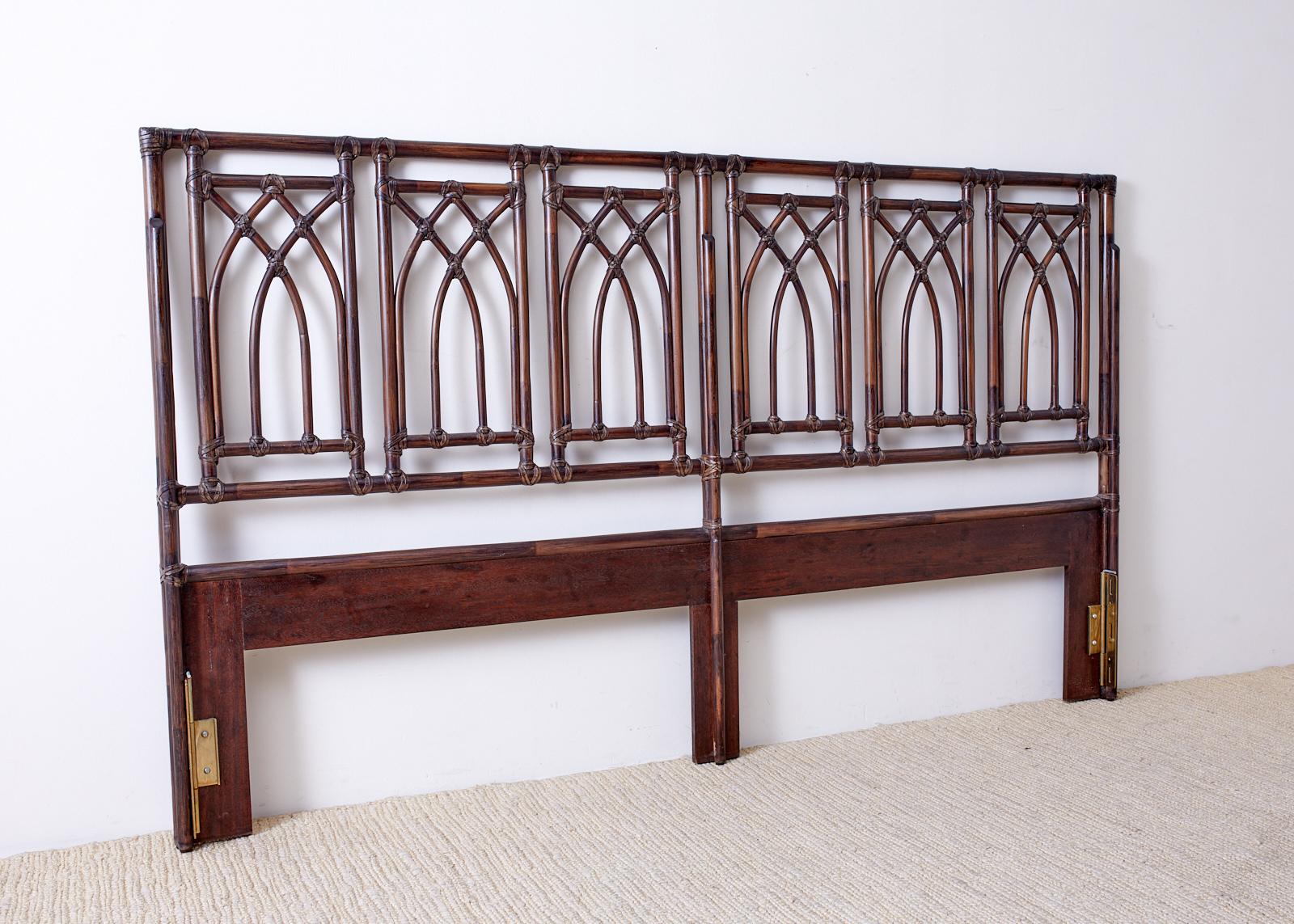 rattan headboard king