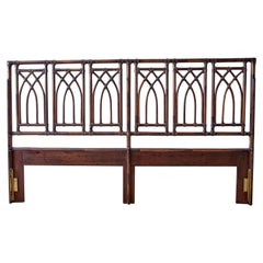 McGuire Organic Modern Bamboo Rattan King Size Headboard