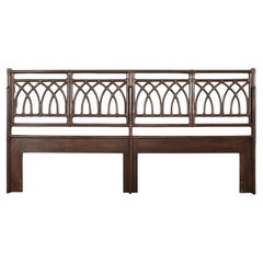 McGuire Organic Modern Bamboo Rattan King Size Headboard