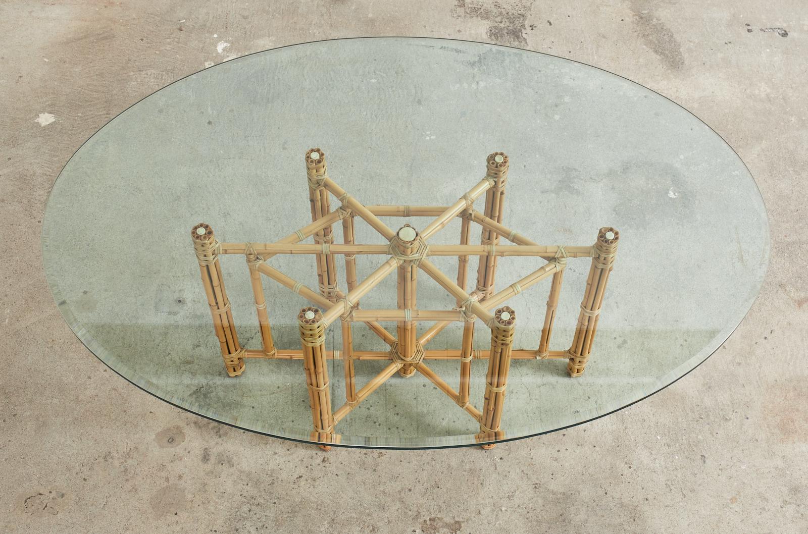 mcguire bamboo dining table