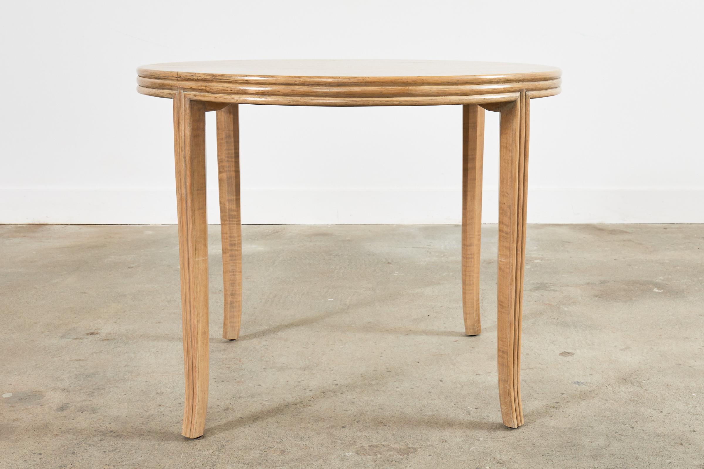 cerused oak table