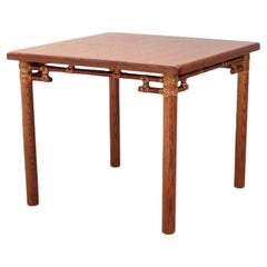 Mesa de juego McGuire Organic Modern Roble Ratán Bambú