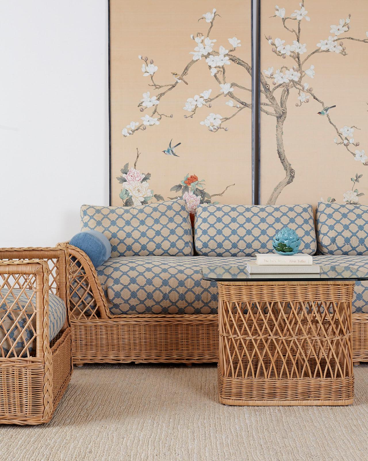 rattan wicker daybed