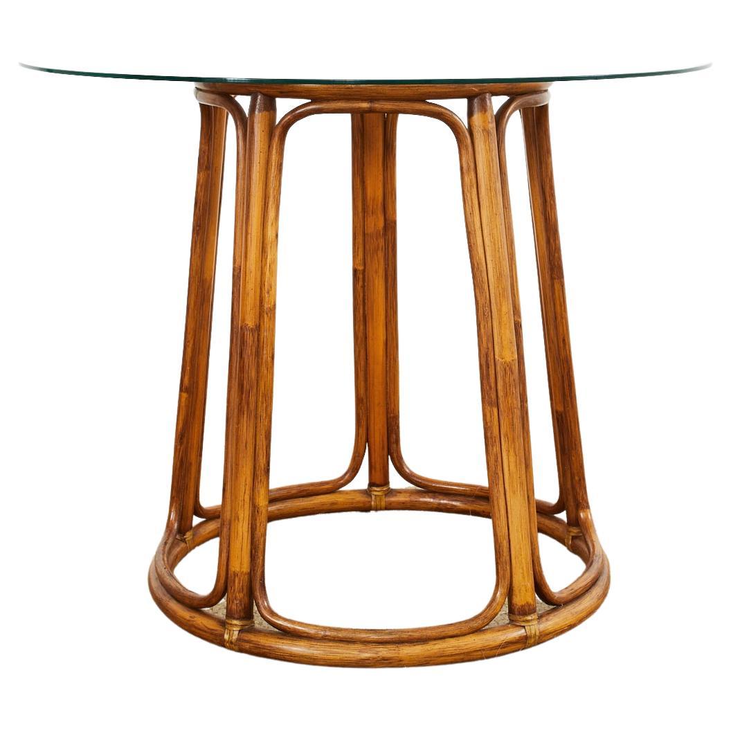 McGuire Organic Modern Rattan Dining or Center Table