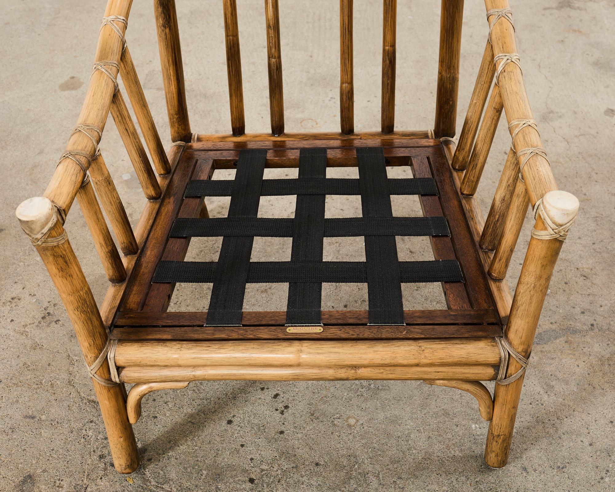 McGuire Organic Modern Rattan Living Room Suite For Sale 10