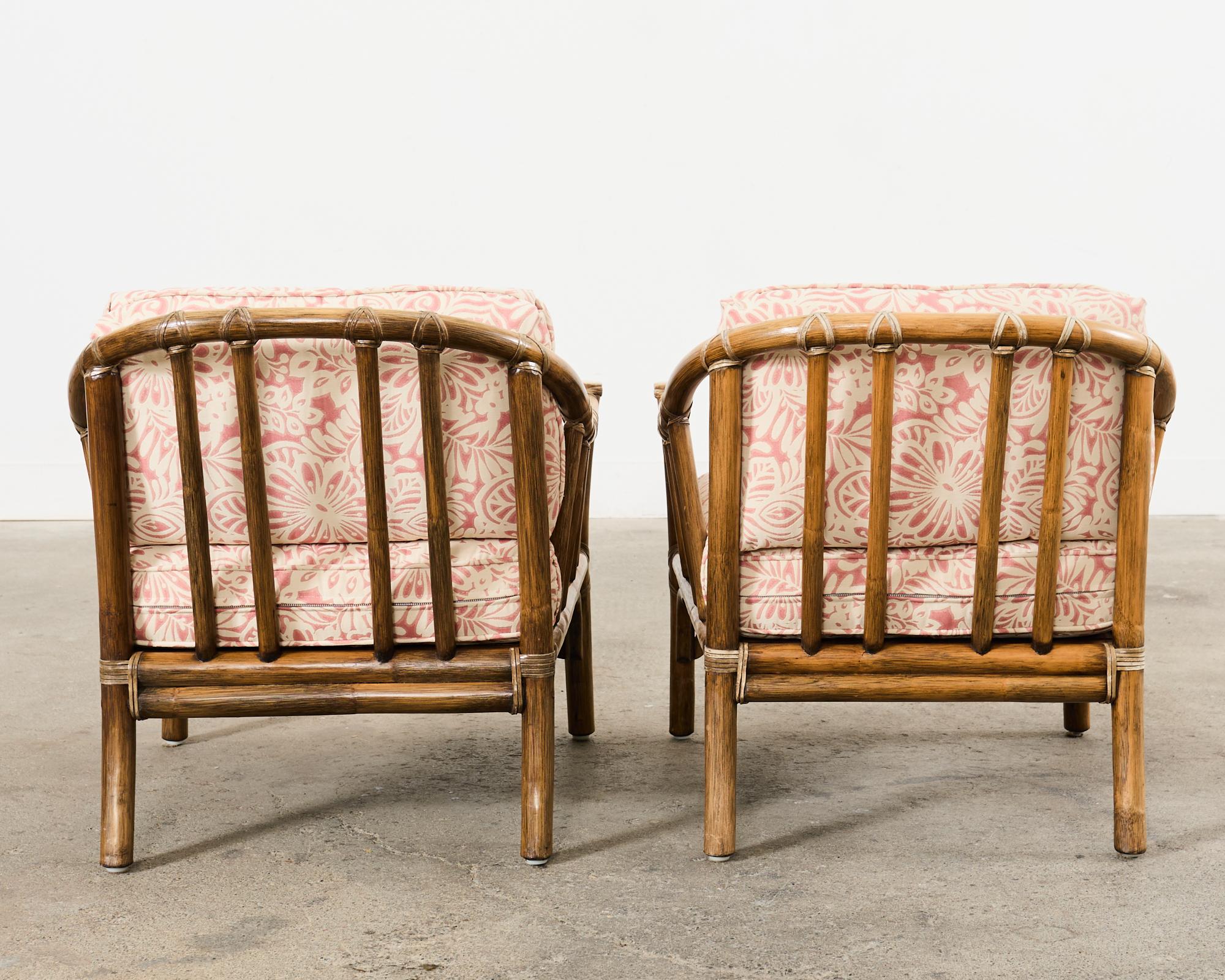 McGuire Organic Modern Rattan Living Room Suite For Sale 11