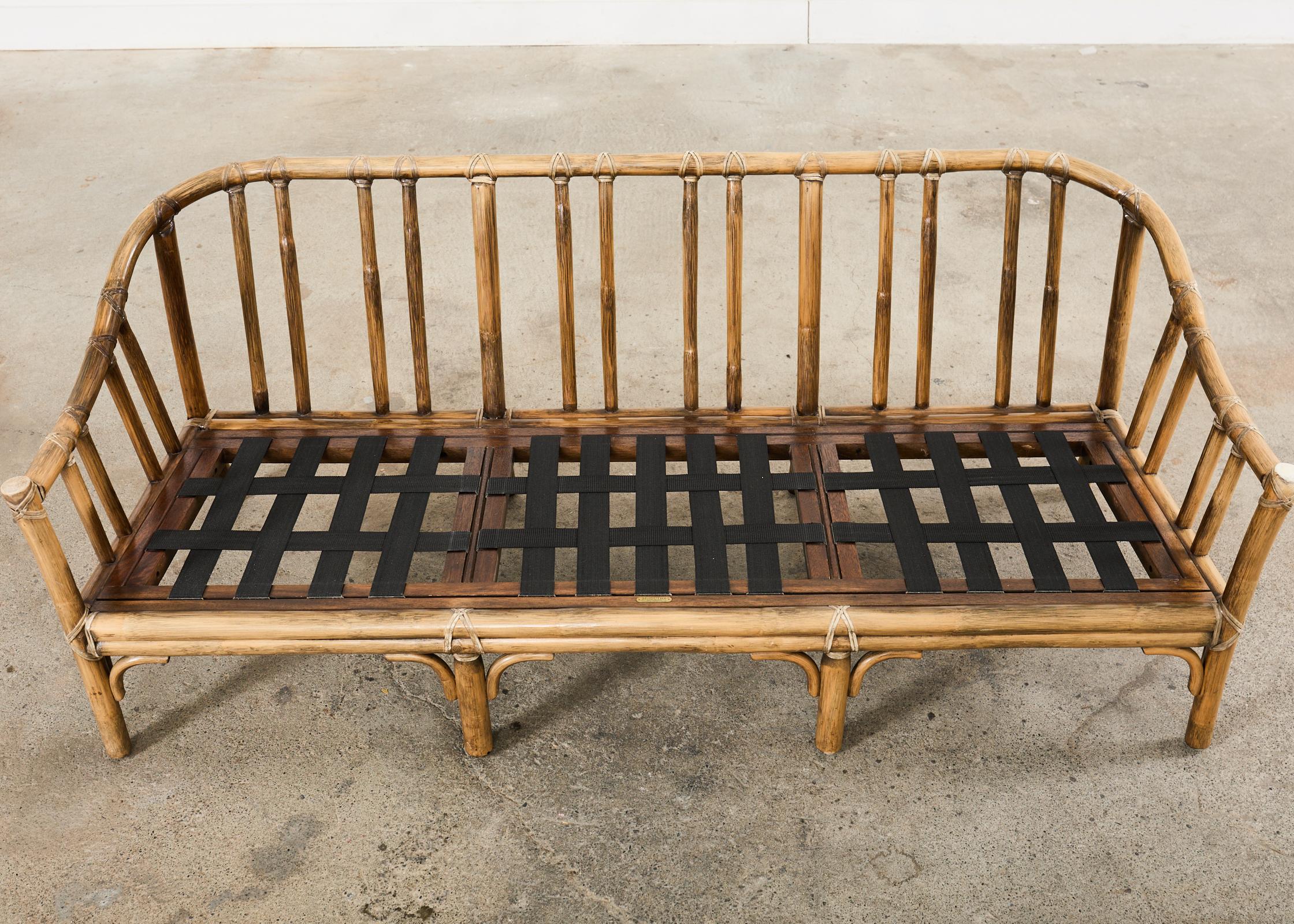 McGuire Organic Modern Rattan Living Room Suite For Sale 1