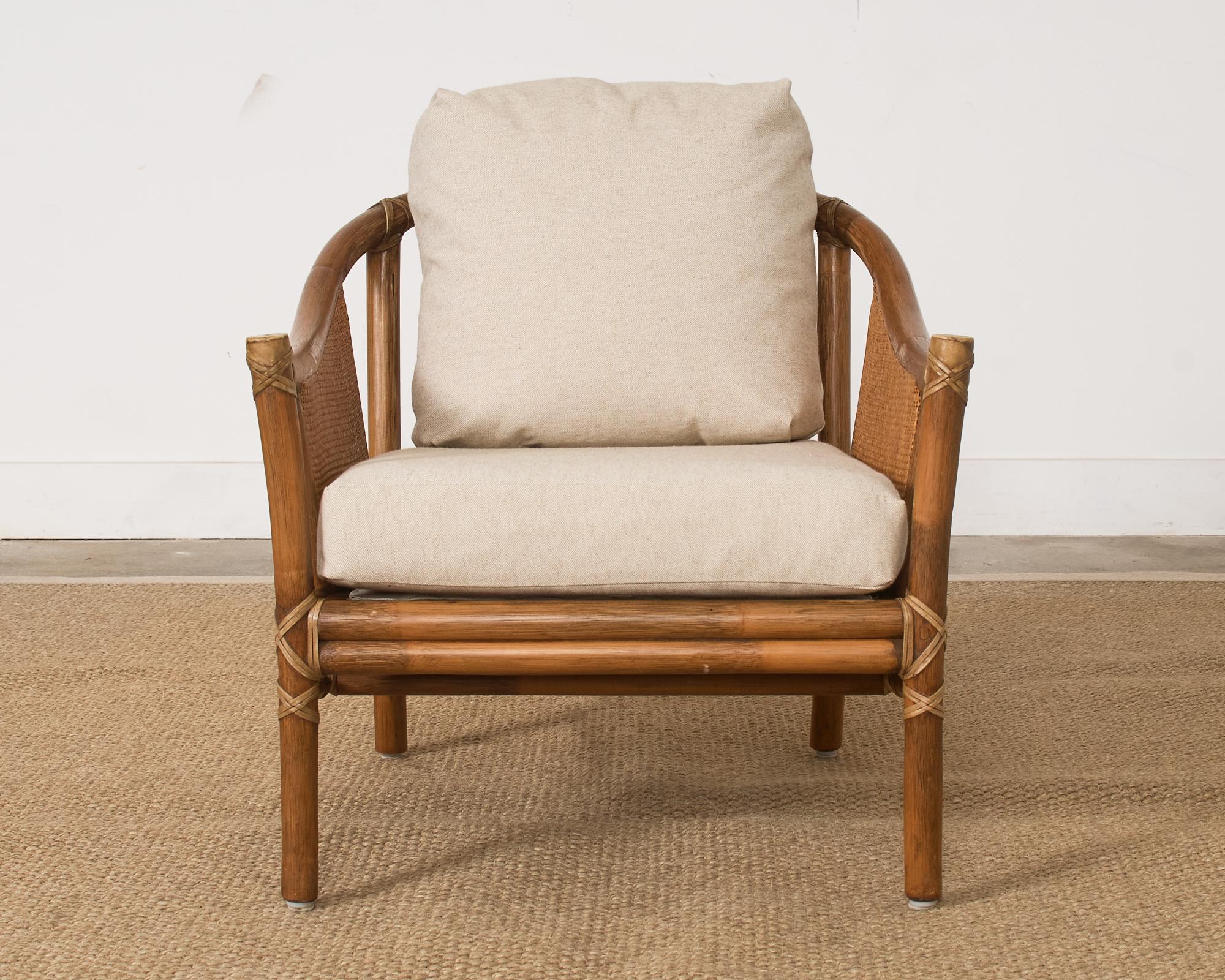 Organique The Modernity Modernity Rattan Raffia Lounge Chair en vente