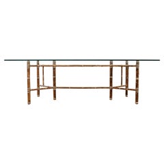 McGuire Organic Modern Rectangular Bamboo Dining Table 8 Ft.