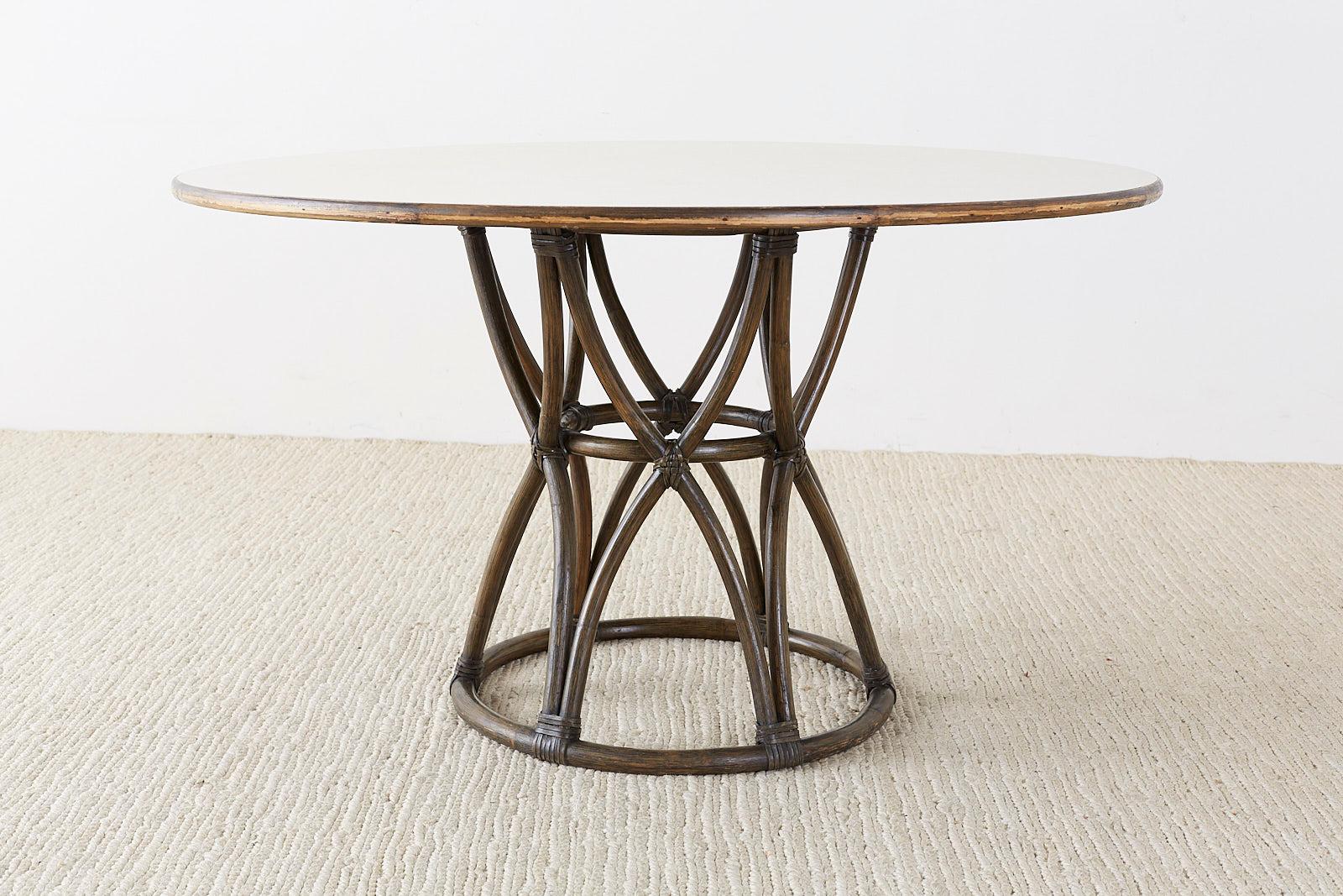 American McGuire Organic Modern Round Game or Dining Table