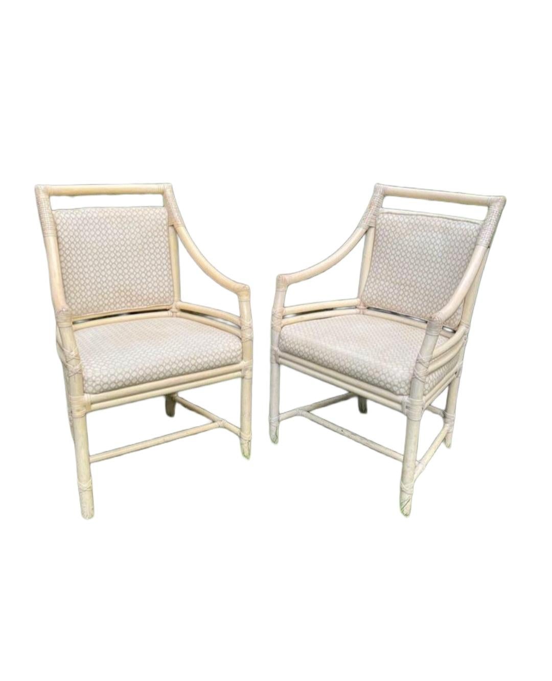 American McGuire Pair of Arm Lounge Chairs For Sale