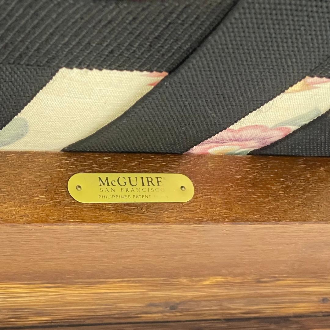 McGuire Canapé 3 places en rotin en vente 1