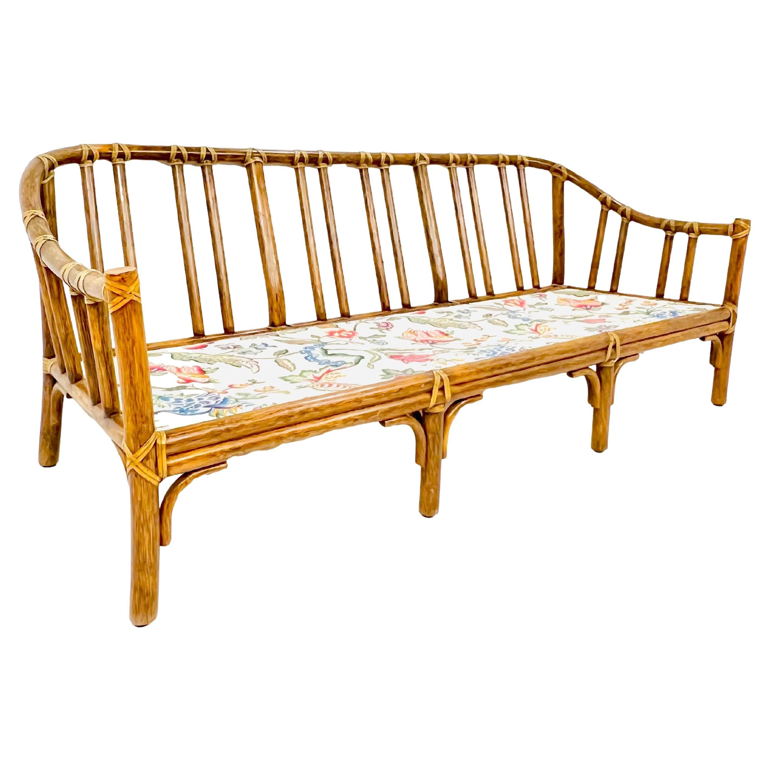 McGuire Rattan 3 Seat Sofa