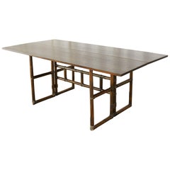 McGuire Rattan Flip-Top Server, Console Table, or Desk