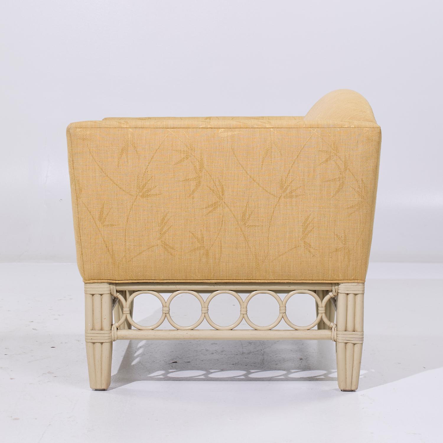 American McGuire Rattan Lounge Chair For Sale