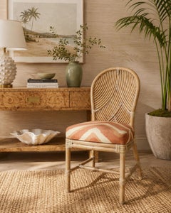 McGuire Rattan Side Chair in Original Finish, San Francisco c. 1970's