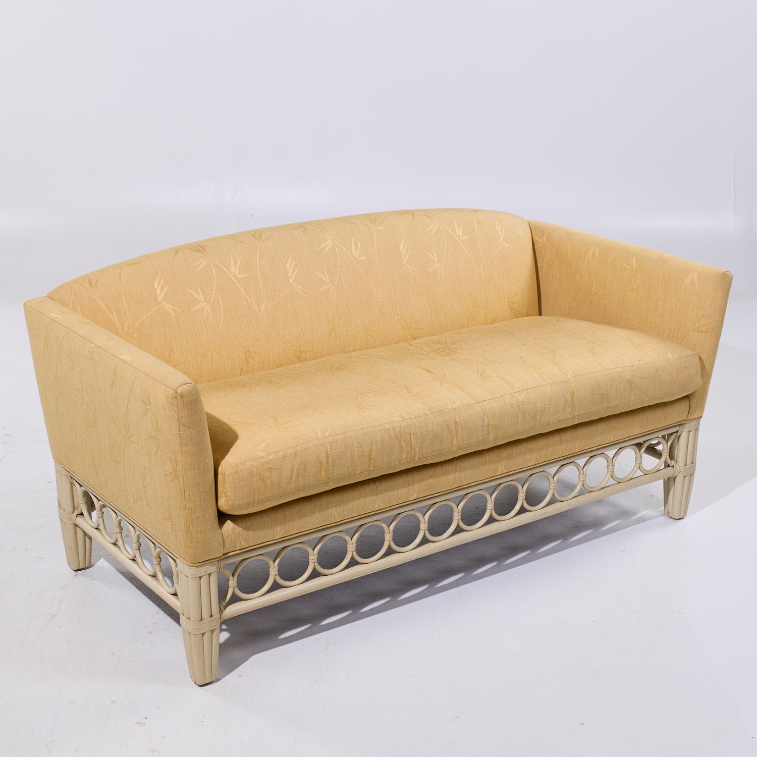 McGuire Rattan Sofa For Sale 2