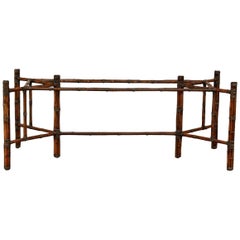 McGuire Rectangular Bamboo Dining Table