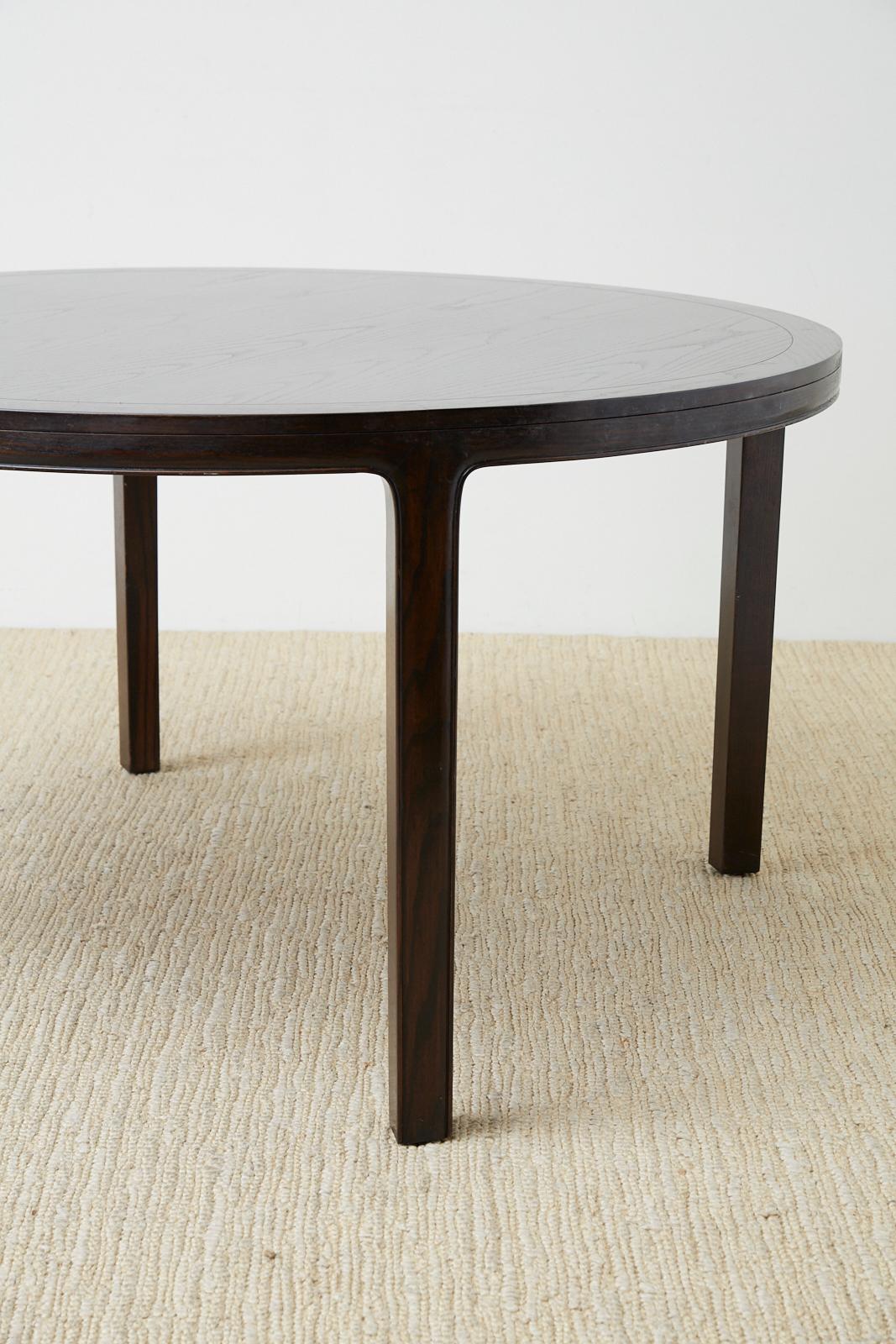 McGuire Round Cerused Oak Dining or Centre Table 4