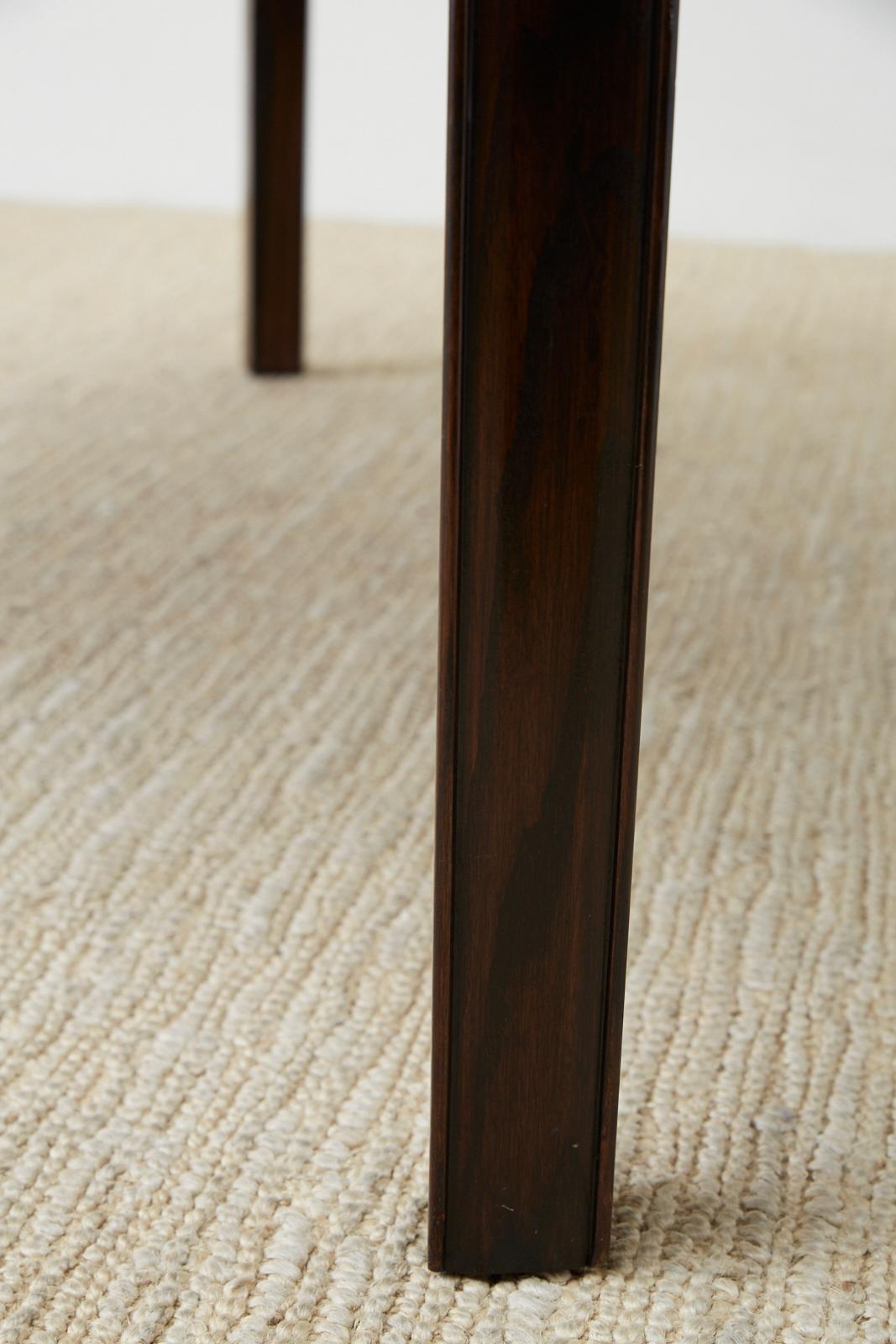 McGuire Round Cerused Oak Dining or Centre Table 6