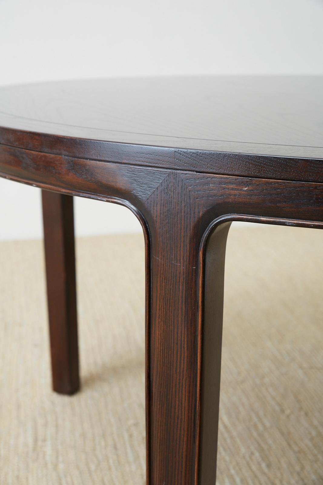McGuire Round Cerused Oak Dining or Centre Table 7