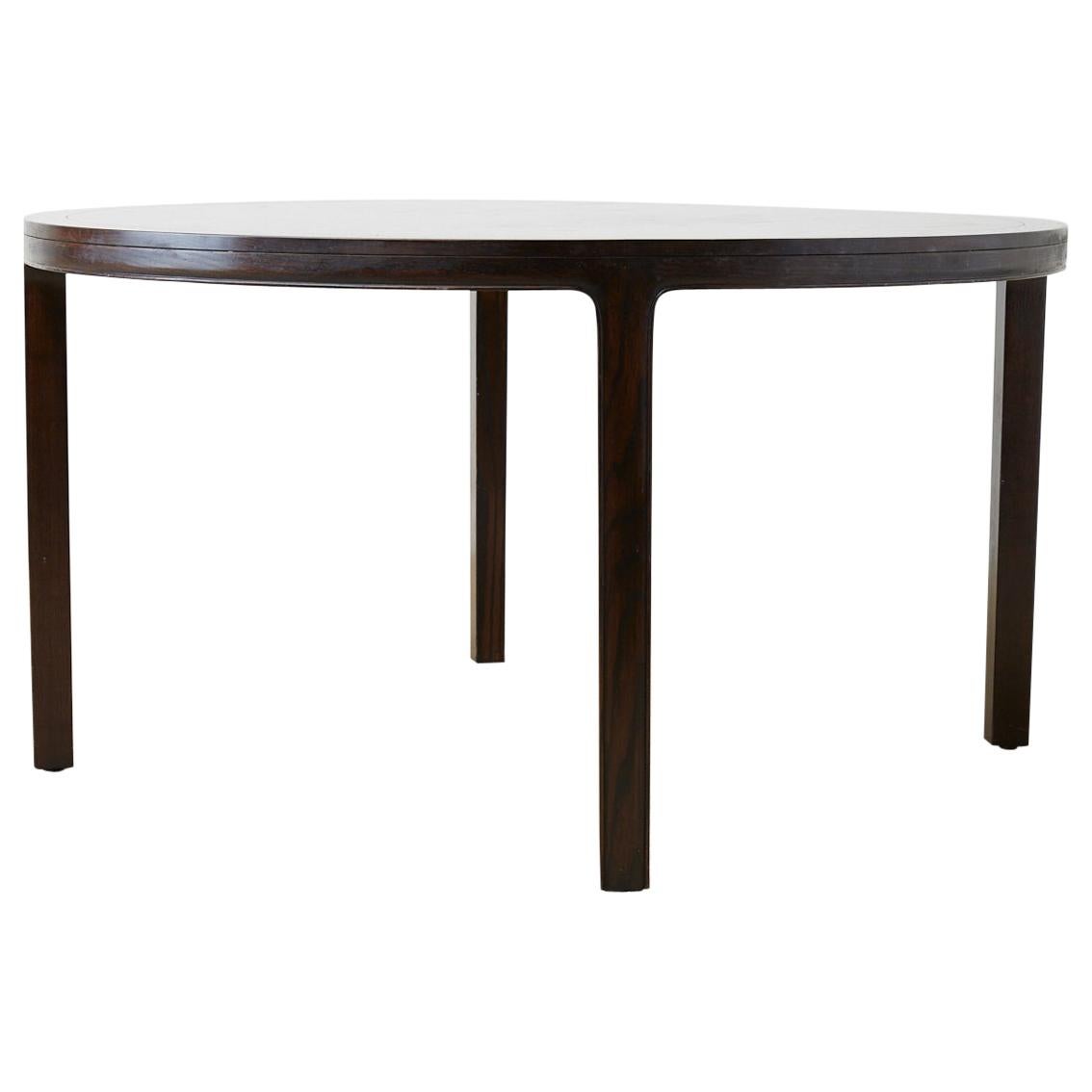 McGuire Round Cerused Oak Dining or Centre Table