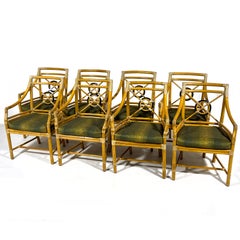 McGuire Set of Eight M-59 "Target" Chairs